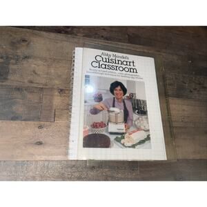 Vintage Abby Mandel’s Cuisinart Classroom Cookbook + Original Plastic Case 1980s